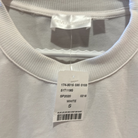 Thin cropped white long sleeve - Picture 2 of 4